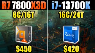 R7 7800X3D vs i7-13700K - How Much Performance Difference?