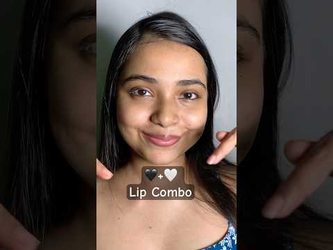 Viral LipStick Hack✨Lip Combo 🤍🖤#shortsfeed #viralhacks #hacks #100k #makeuphacks #lipstick #viral