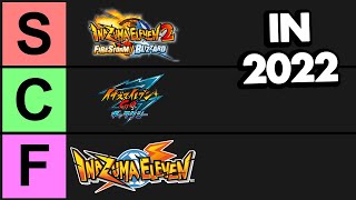 Ranking Every Inazuma Eleven Game in 2022! #Shorts