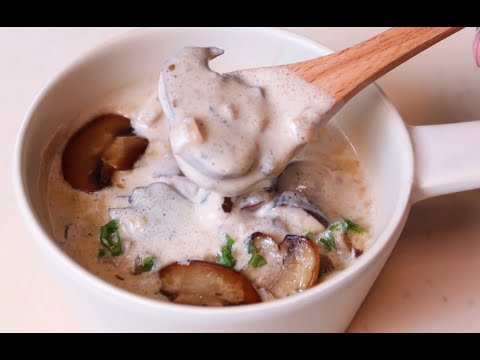 #48 奶油蘑菇濃湯/醬 - 美味的蘑菇湯也是磨菇醬! Cream Mushroom Soup/Sauce - Delicious mushroom !【黃子橙Zicheng】