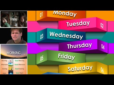 Learn The Days of the Week easily and quickly