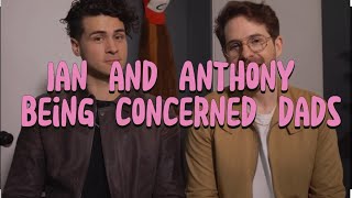 Ian and Anthony being concerned dads