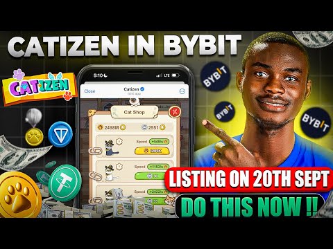 Catizen Airdrop Withdrawal: Do This Now To MAX $CATI Rewards Before Listing on Bybit