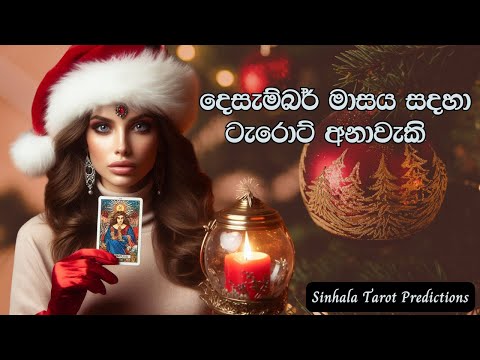 දෙසැම්බර් මාසය සදහා ටැරොට් අනාවැකි 💫🌲 Sinhala Tarot Prediction 🧿