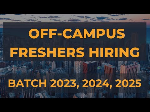 Freshers OFF CAMPUS HIRING | BATCH 2023 | 2024 | 2025 | Tower Research | Wipro | Ericsson |Lets Code