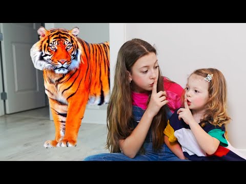 Sandra and sister have set up a home zoo.