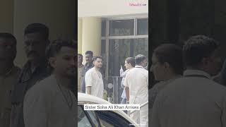 Saif Ali Khan's sister Soha Ali Khan, with Kunal Khemu, arrives at Lilavati Hospital | Watch