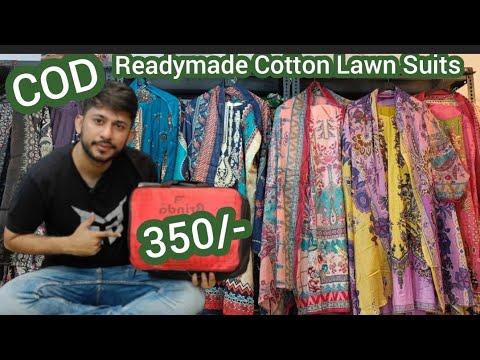 Readymade Cotton Lawn Suits ₹350 | Wholesale Readymade Catalogue Suits @hyderabadshopping