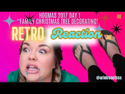 HOGMAS 2017 DAY 1 "FAMILY CHRISTMAS TREE DECORATING!"--RETRO REACT!