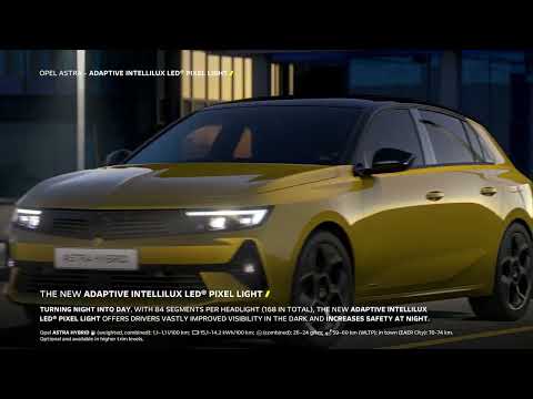 New Opel Astra - Superb Safety with IntelliLux Pixel Lights