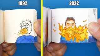 Rehaciendo mi primer flipbook 30 AÑOS DESPUÉS - ANIMACIÓN