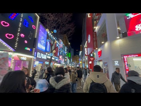 【韓国現地ライブ🇰🇷】12月韓国明洞現地ライブ‼️ 日曜日の戒厳令非常状態の明洞状況は？