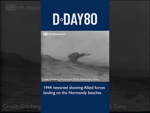 From the Archives: D-Day 1944 newsreel #Shorts