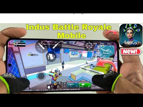 Indus battle Royal mobile full gameplay with 2 finger handcam