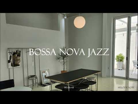 ☕ 달콤한 크림라떼가 맛있는 화이트 감성 카페 / Bossa Nova Jazz Playlist