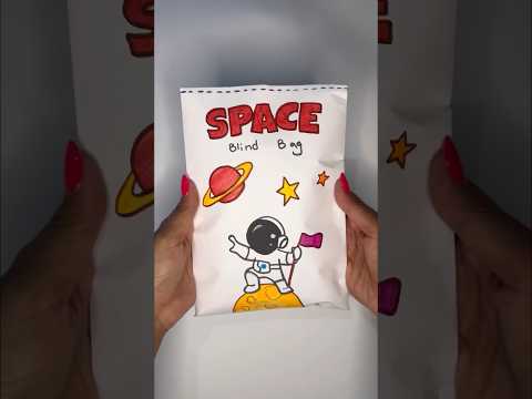 Space blind bag! #asmr #blindbag #paperdiy #papercraft #squishy #diy #youtubeshorts