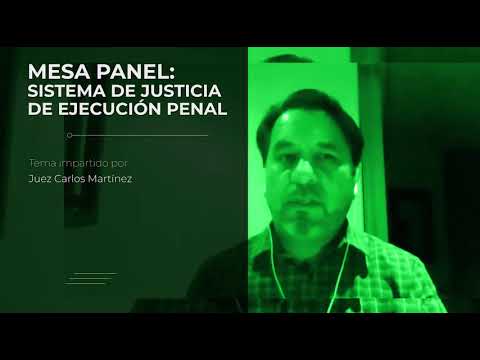 Mesa Panel: Sistema de Justicia de Ejecución Penal. (Parte 2/3)