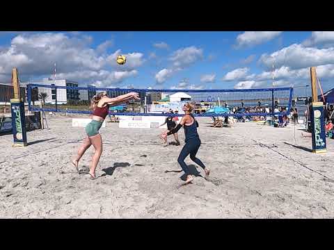 Super Girl Beach Volleyball JAX BEACH - Women's Open - Edwards/Petya vs Genest/Schrock - Set 1