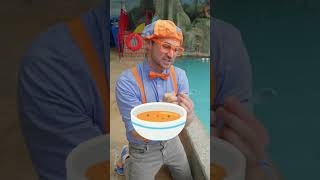 Blippi Loves To Drink Soup #shorts #blippi #learning #educational #food #eating #snacks