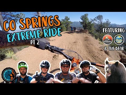 The Steepness and the Bear - Mountain Biking Colorado Springs on Captain Jacks & Sesame Canyon