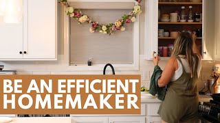 How To Increase Homemaking Efficiency | TIPS AND AN INSPIRING STORY