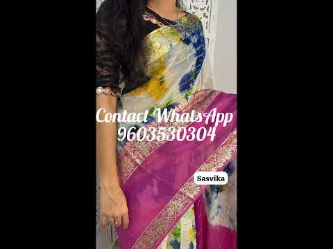 💥Pure shibori georgette sarees with allover zari lines💥along with gap borders💥r#sarees#ytshorts#