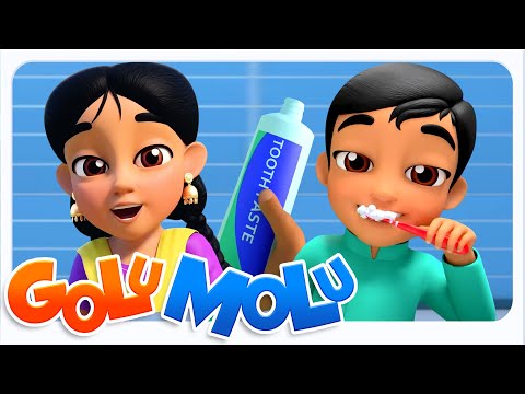 Brush Karo, ब्रश करो, Golu Molu Nursery Videos and Poems for Children