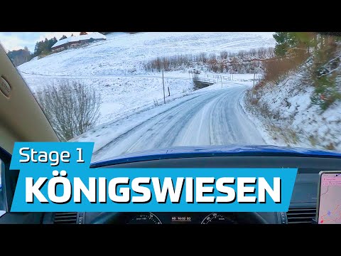 JÄNNERRALLYE 2025: Stage 1 Königswiesen | POV Recce