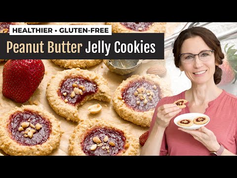 EASY Gluten-Free Peanut Butter and Jelly Thumbprint Cookies