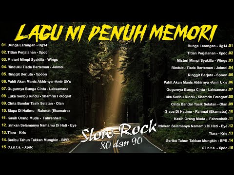 KOLEKSI LAGU JIWANG 80-90AN TERBAIK - LAGU SLOW ROCK MALAYSIA NI PENUH MEMORI - LAGU JIWANG 90AN