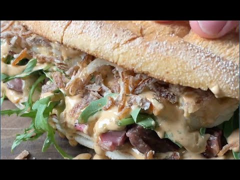 The ultimate Surf n Turf Sandwich