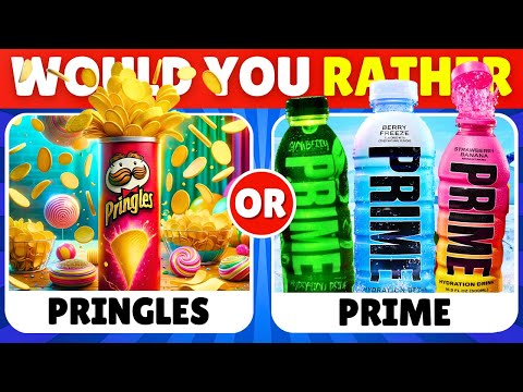 Would You Rather? Snacks & Junk Food Edition 🍔🍟🍗