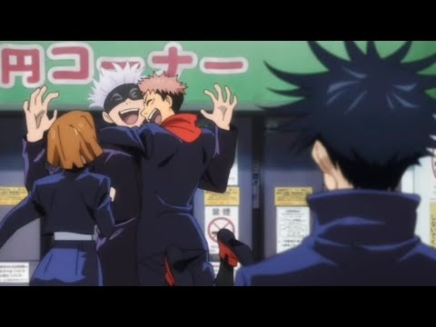 Jujutsu Kaisen funny moments  English dub part one, season one.