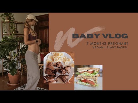 7 MONTHS PREGNANT | WATER BROKE?! | day in the life // plant based vegan