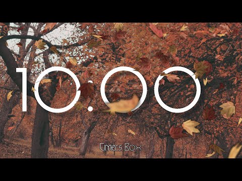 10 Minute Fall Timer, No Music, No Alarm 🍂🥮🌰