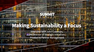 CDW | Driving Sustainability Through Technology