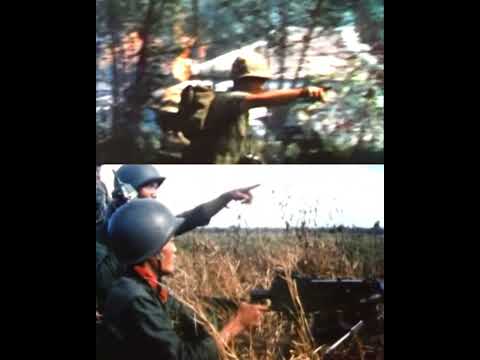 Vietnam War Color Combat Footage of American Troops.  #shorts