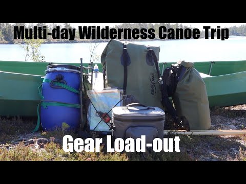 Gear for Multi-Day Wilderness Canoe Trips - My Kit Choices for Scandinavia - The Good and the Bad.