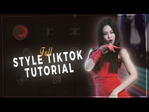 full style tiktok edit tutorial on alight motion