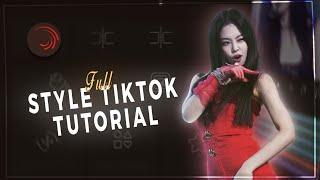 full style tiktok edit tutorial on alight motion