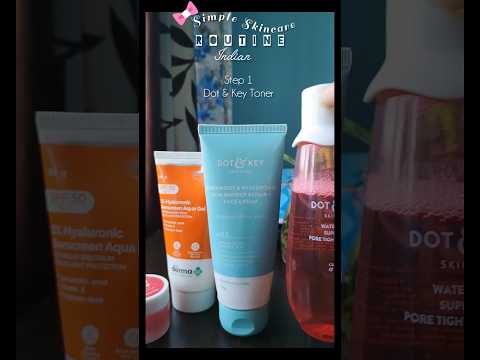 Simple Skincare Routine💫🌷 #shortsvideo #skincare #indianskincare #ugccontent #viralvideo #indianskin