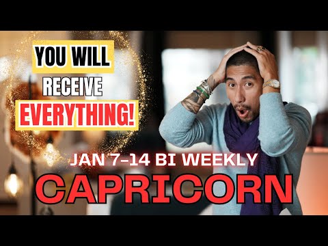 CAPRICORN 🙌 EVERYTHING THAT YOU HAVE WISHED FOR! JANUARY 7-14 BI-WEEKLY HOROSCOPE PREDICTION