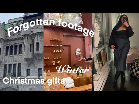 VLOG 68: A long forgotten Winter/Holidays vlog 🥺☃️🎅🏼🎁