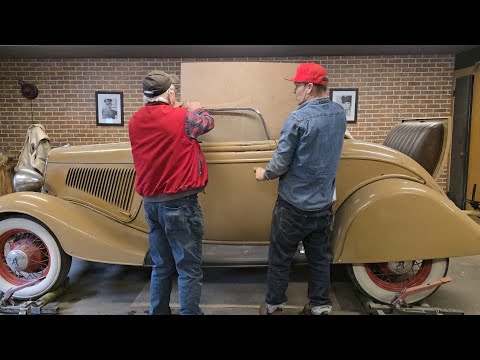 Designing a wooden roof for the 1934 Ford Cabriolet 🤯