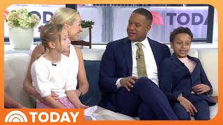 Craig Melvin's family surprises him on 1st day as TODAY co-anchor