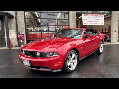 SOLD : 2010 Mustang GT Premium Convertible! Only 18K Miles - Clean Carfax - 4.6L V8