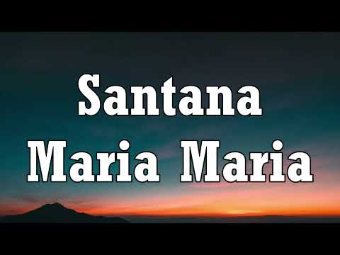 Santana - Maria Maria (Sped Up_Lyrics) _ she living the life just like a movie star