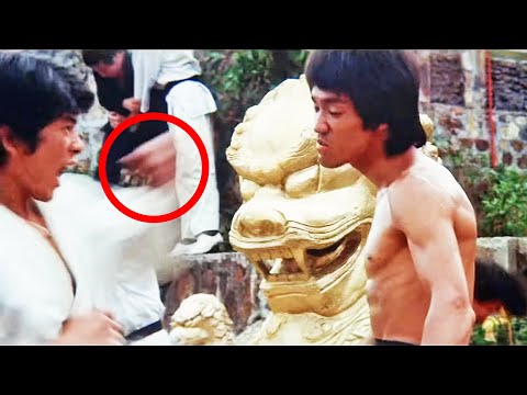 Bruce Lee lost fight / Брюс Ли , опасный удар , пропущенный на съемках.