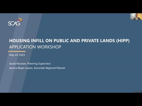 Housing Infill on Public and Private Lands (HIPP) Application Workshop