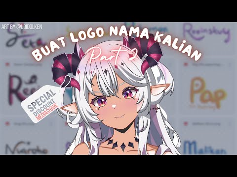 〔DISKON MEDIASHARE〕- buat logo namamu PART 2🔥#shorts